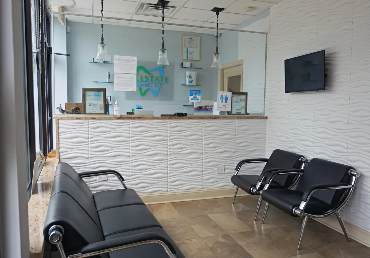 Allstate Dental reception desk Newark
